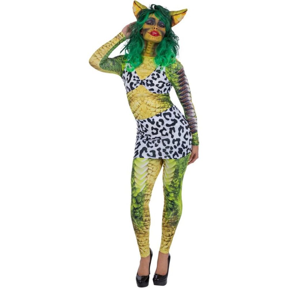 Smiffys Womens/Ladies Gremlins 2 Greta Costume / Green